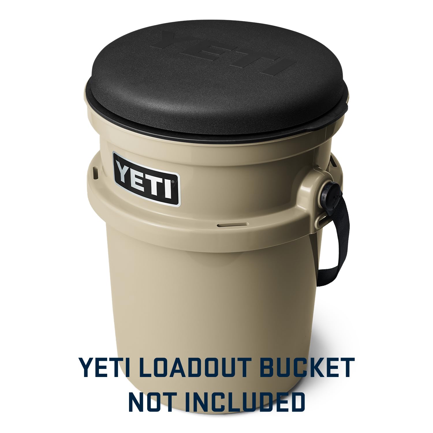 YETI LoadOut Bucket Swivel Seat weather seal protecting gear from the elements