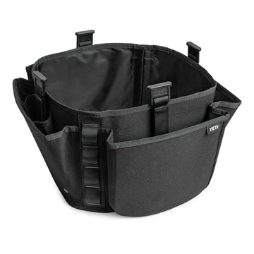 YETI LoadOut belt attachment close-up shows rugged durability for quick gear access.