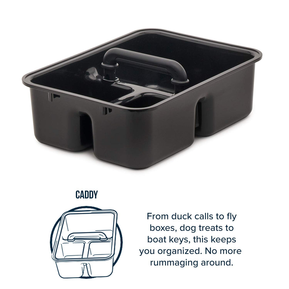 YETI LoadOut GoBox Caddy keeps tools within easy reach.