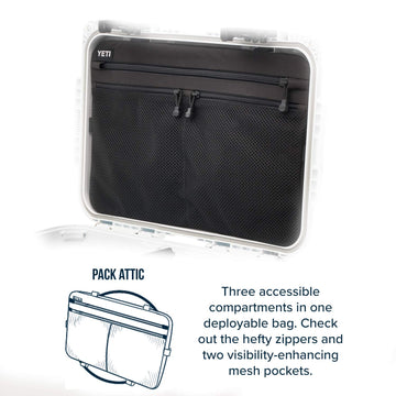 YETI LoadOut GoBox waterproof and dustproof protection for gear.