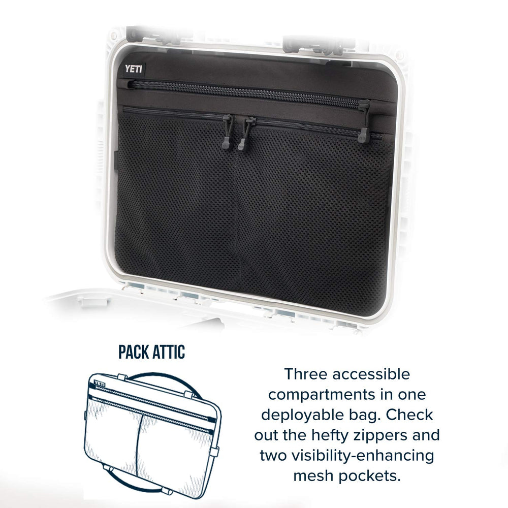 YETI LoadOut GoBox waterproof and dustproof protection for gear.