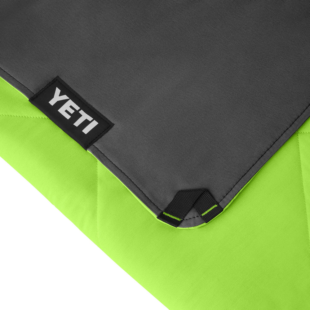 YETI Lowlands Blanket folds neatly into its carry bag for travel