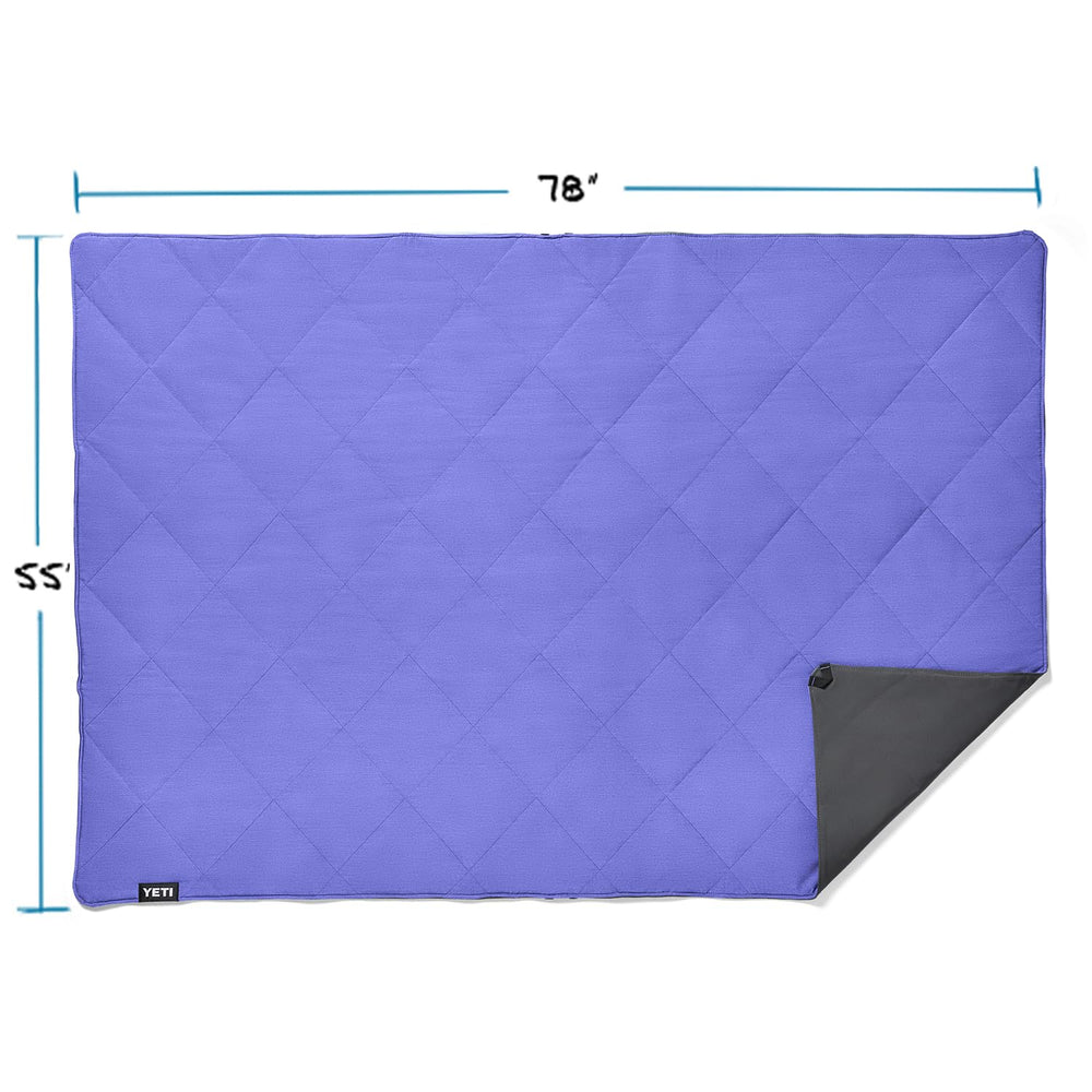 YETI Lowlands Blanket padded-inside offers warmth during cool moments.