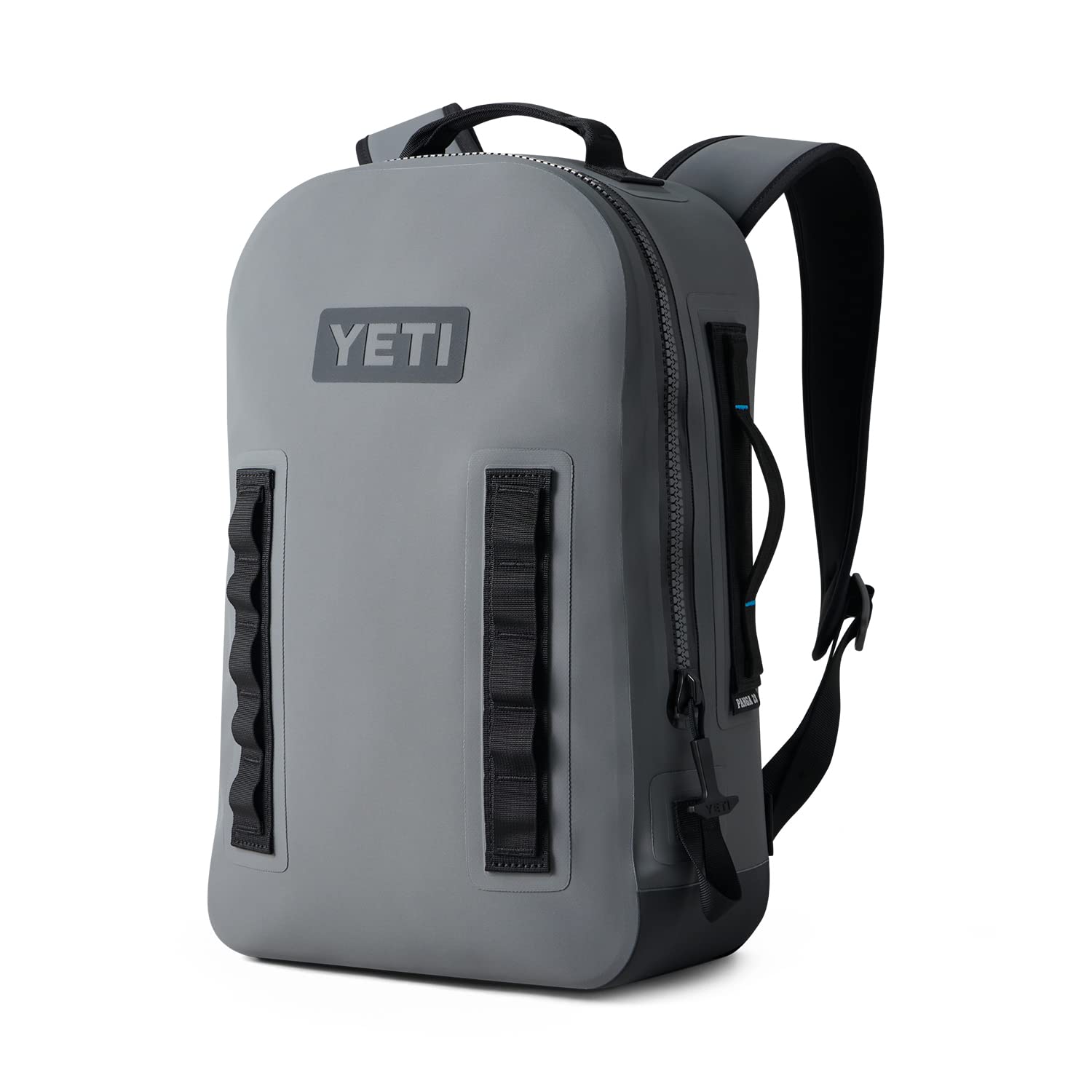 YETI Panga 28 HydroLok zipper close-up demonstrates water-tight protection.