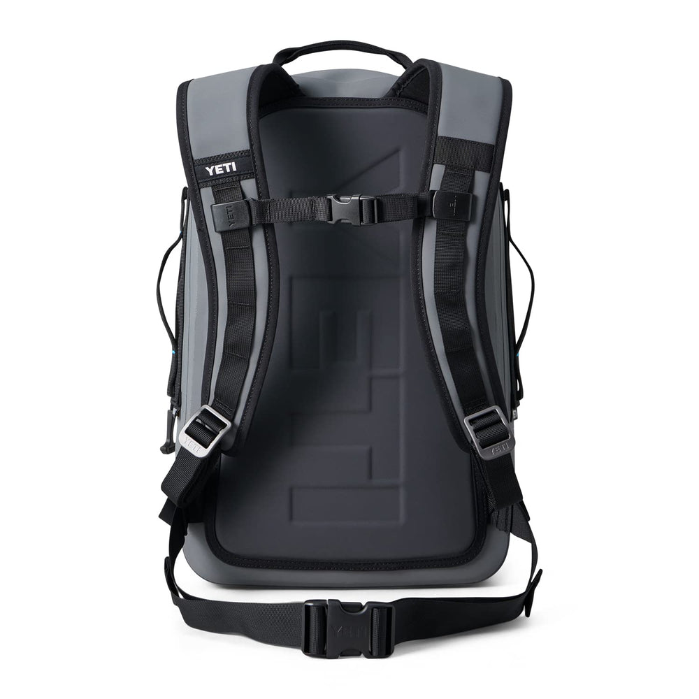 YETI Panga 28 ThickSkin shell highlights puncture resistance during hikes.