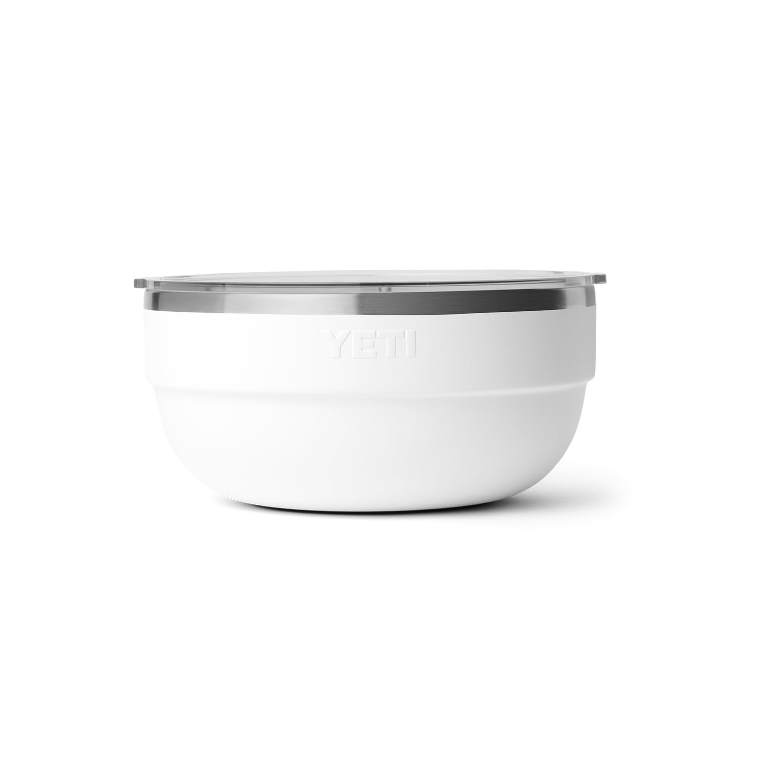 YETI Rambler Bowl keeps hot queso at ready-serving temps.
