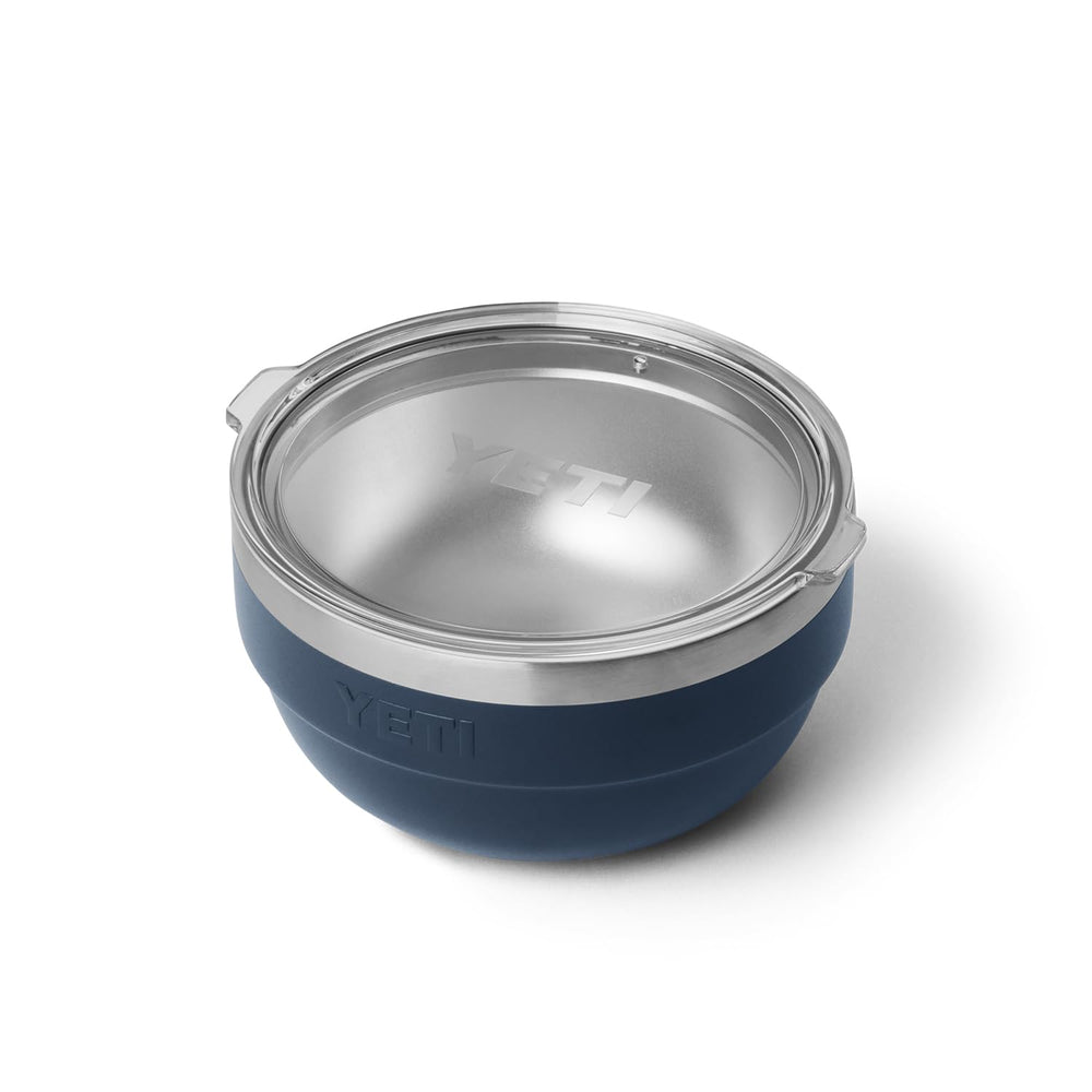 YETI Rambler Bowl navy exterior designed for durable outdoor meals