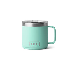 YETI Rambler double-wall vacuum insulation maintains temperature.