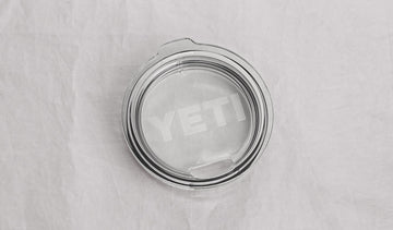 YETI Rambler lid crystal-clear view lets you see drink status