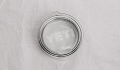 YETI Rambler lid crystal-clear view lets you see drink status