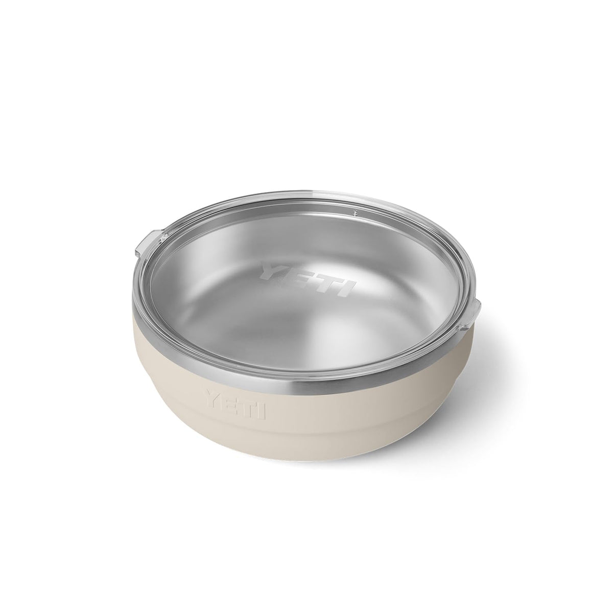YETI Rambler Low Bowl cape taupe with lid keeps meals fresh for picnics