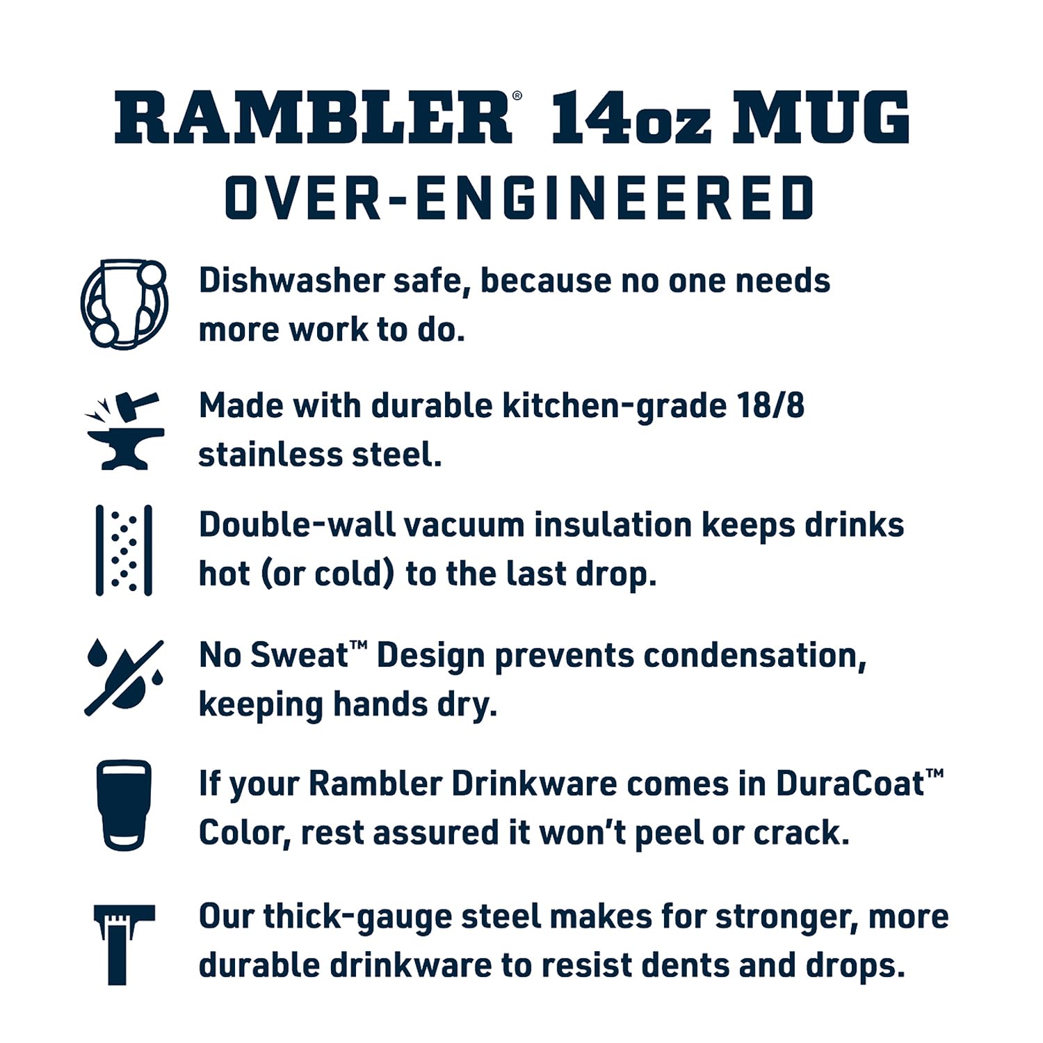 YETI Rambler MagSlider lid provides secure spill-minimizing closure.