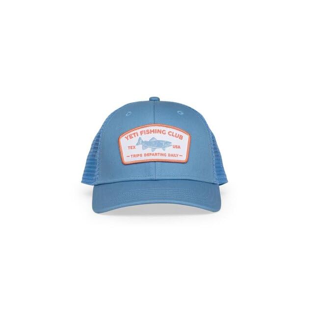 YETI rare find Pacific Blue fishing hat highlighting exclusivity