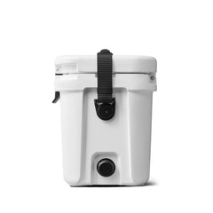 YETI Roadie 15 double-duty strap shows hands-free hauling and comfortable grip.