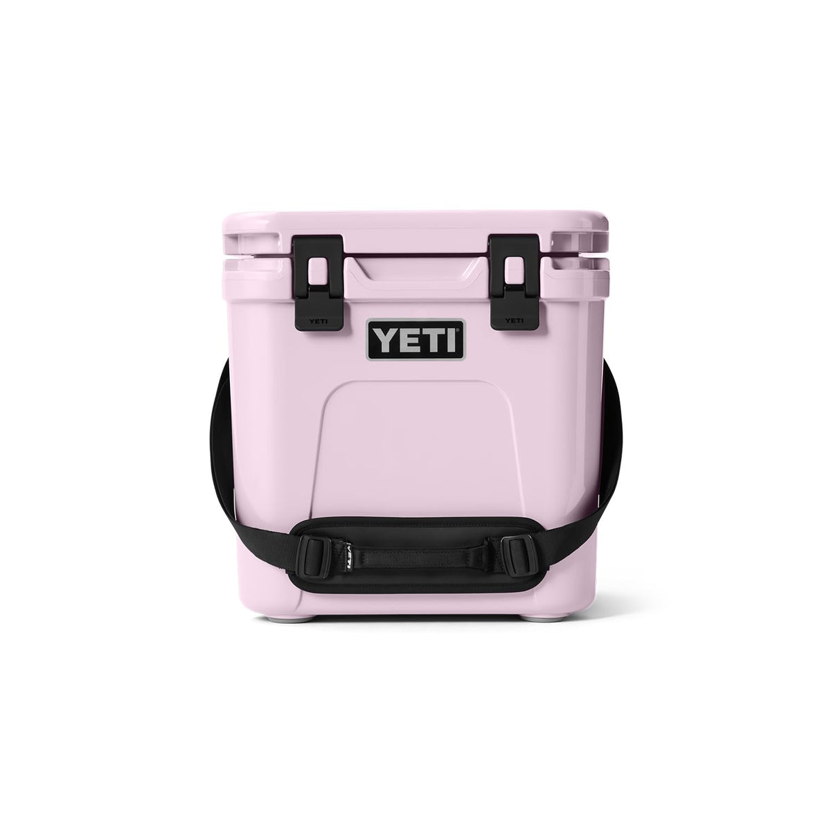 YETI Roadie 24 front view highlighting rugged exterior for road trips.