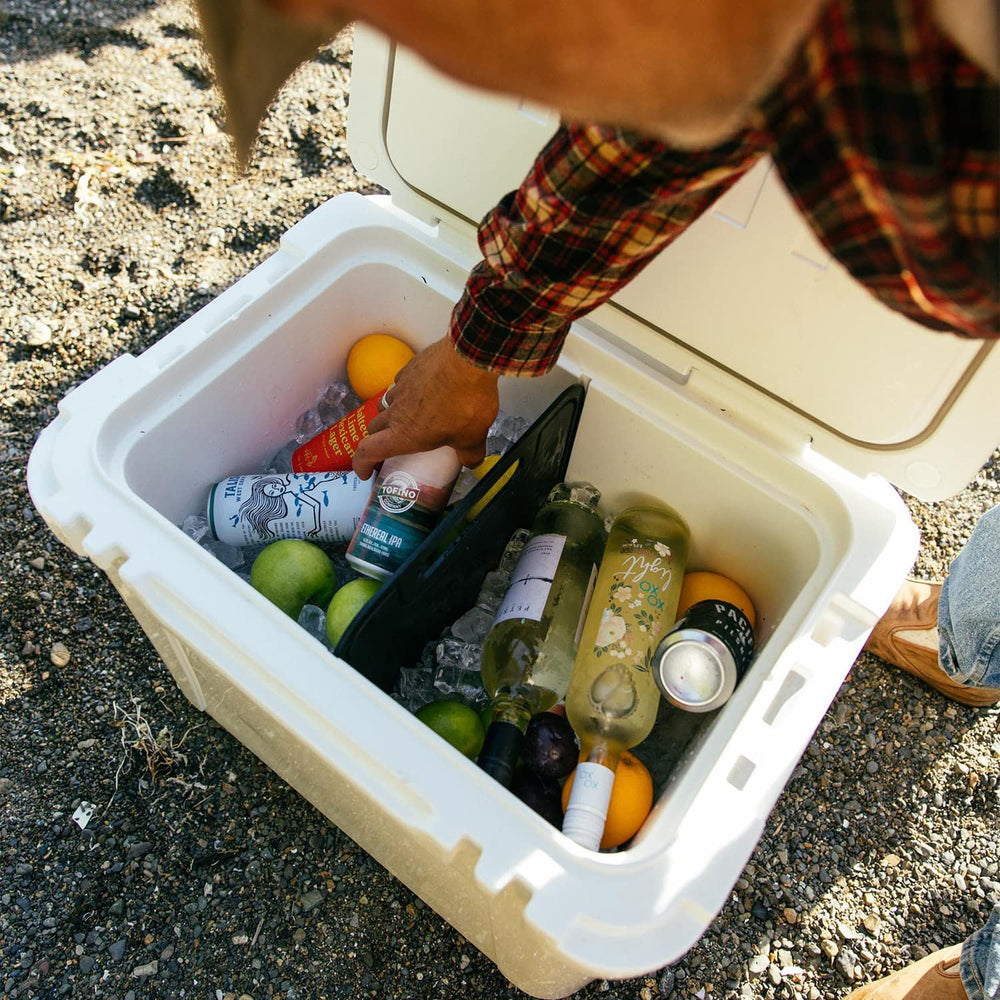 YETI Roadie divider doubles as a cutting board for on-the-go prep