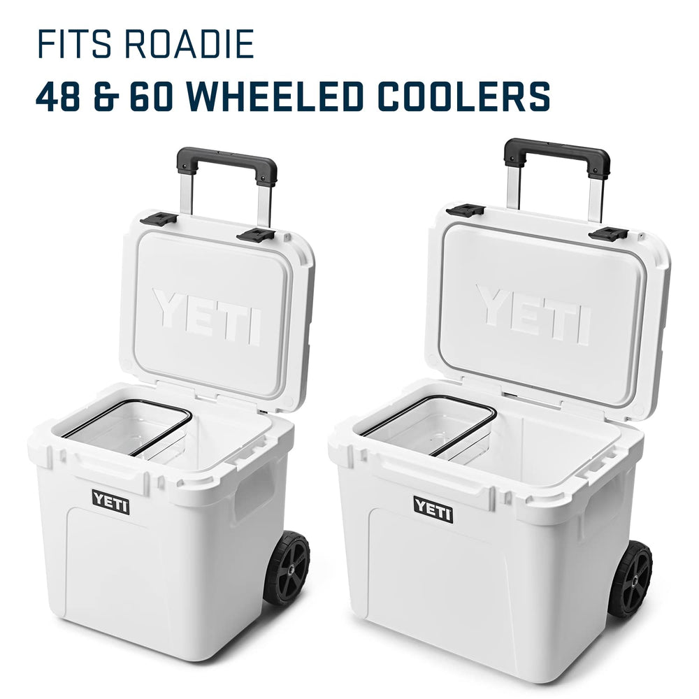 YETI Roadie dry goods basket snug-fit prevents sliding.