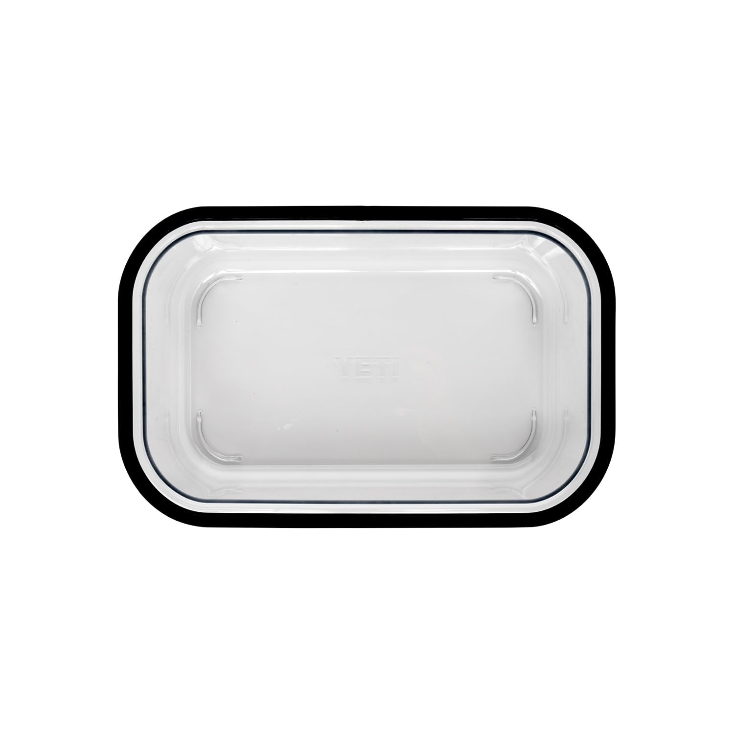 YETI Roadie small basket inside cooler helps secure essentials and prevent sliding.