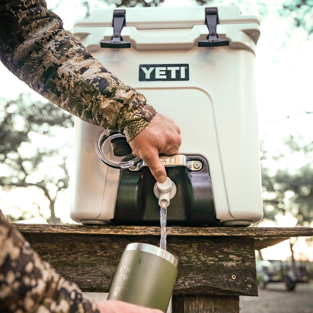 YETI Silo rotomold detail shows tough construction built to endure drops and sun.