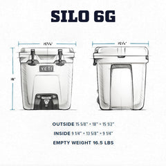 YETI Silo Venom cooler with ergonomic handle for steady carrying on outdoor trips
