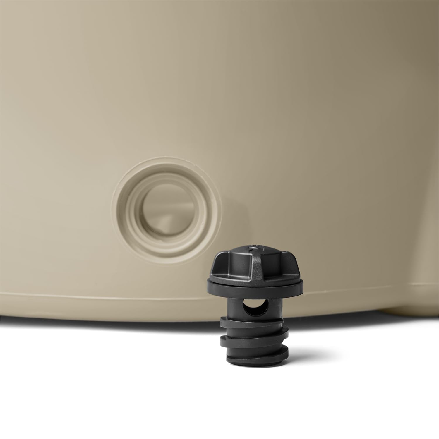 YETI Tank 45 desert tan lid sold separately.