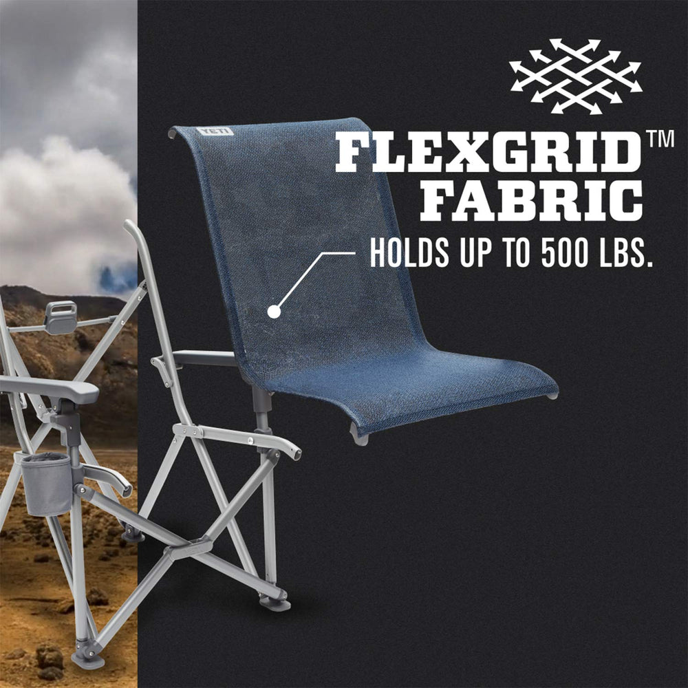 YETI Trailhead chair packaway frame emphasizes quick setup and travel ease
