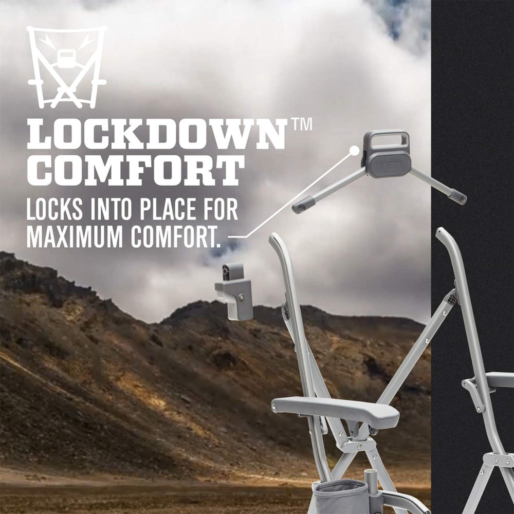 YETI Trailhead chair supports up to 500 lbs for solid, stable seating