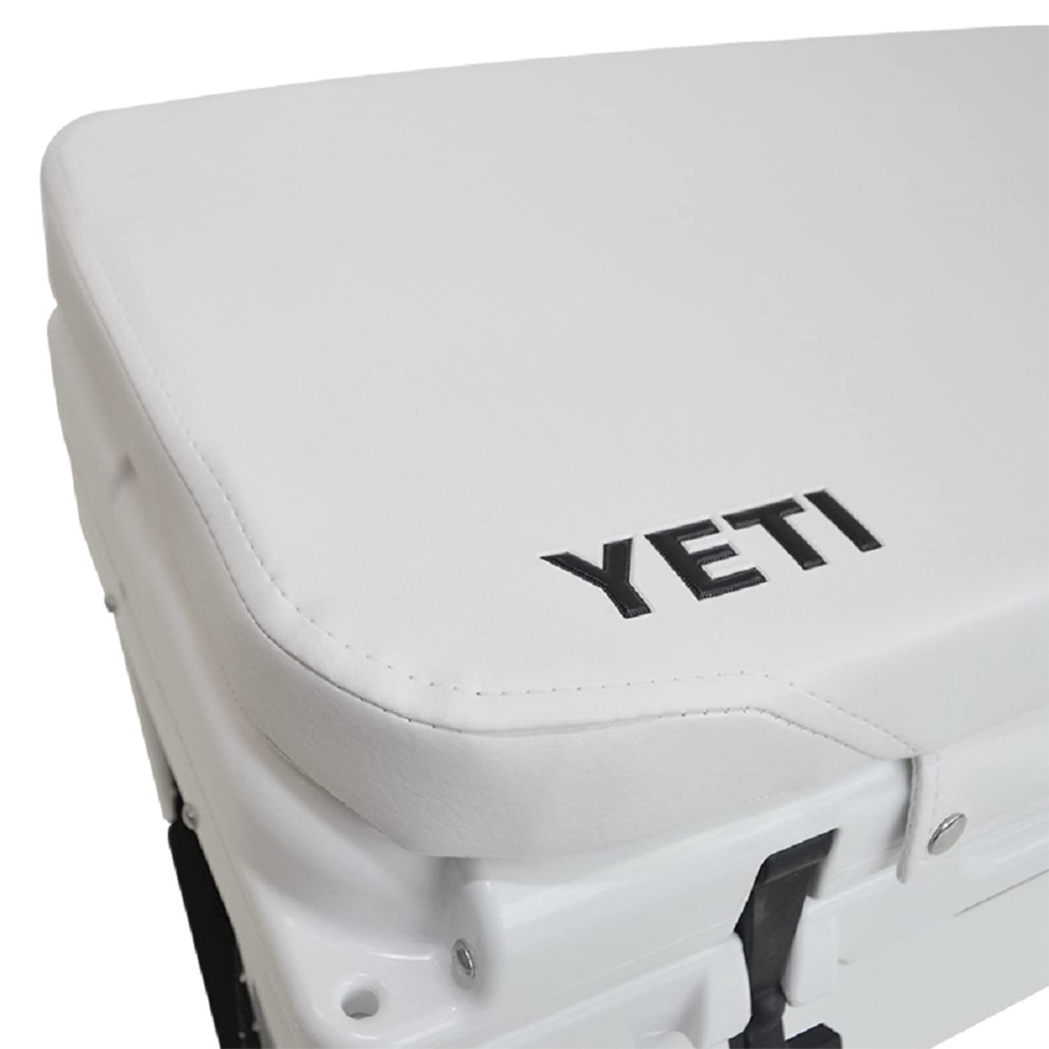 Dock-side setup with YETI cushion offering quick shore seating