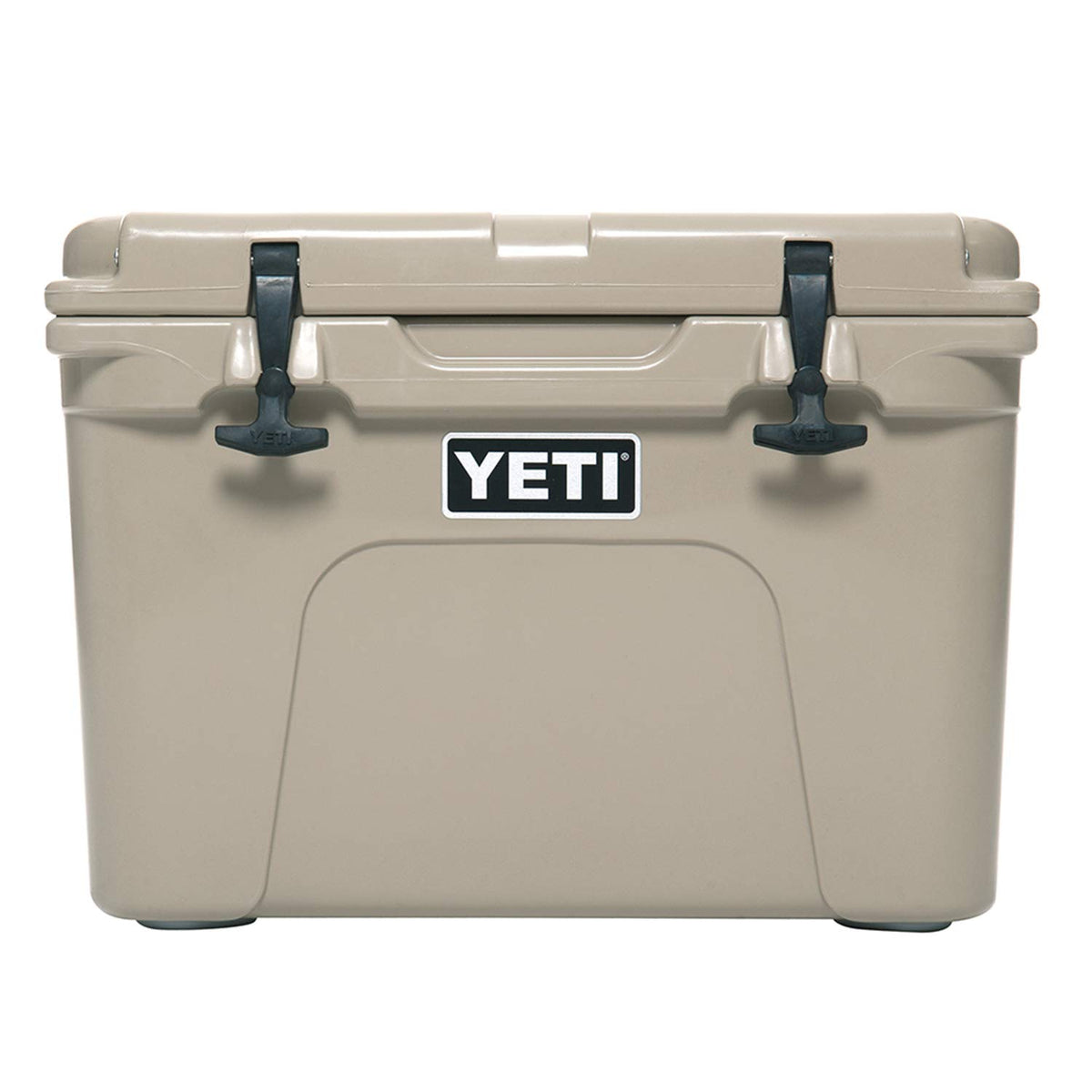 YETI Tundra 35 outside in Desert Tan built for rugged outdoor use