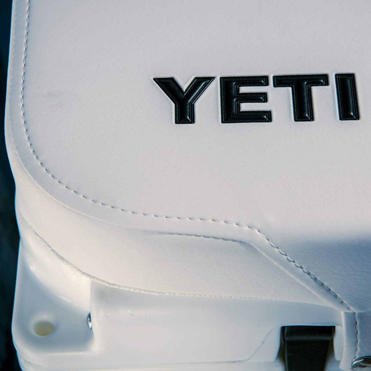 YETI Tundra 35 seat cushion with stainless steel studs for secure installation.