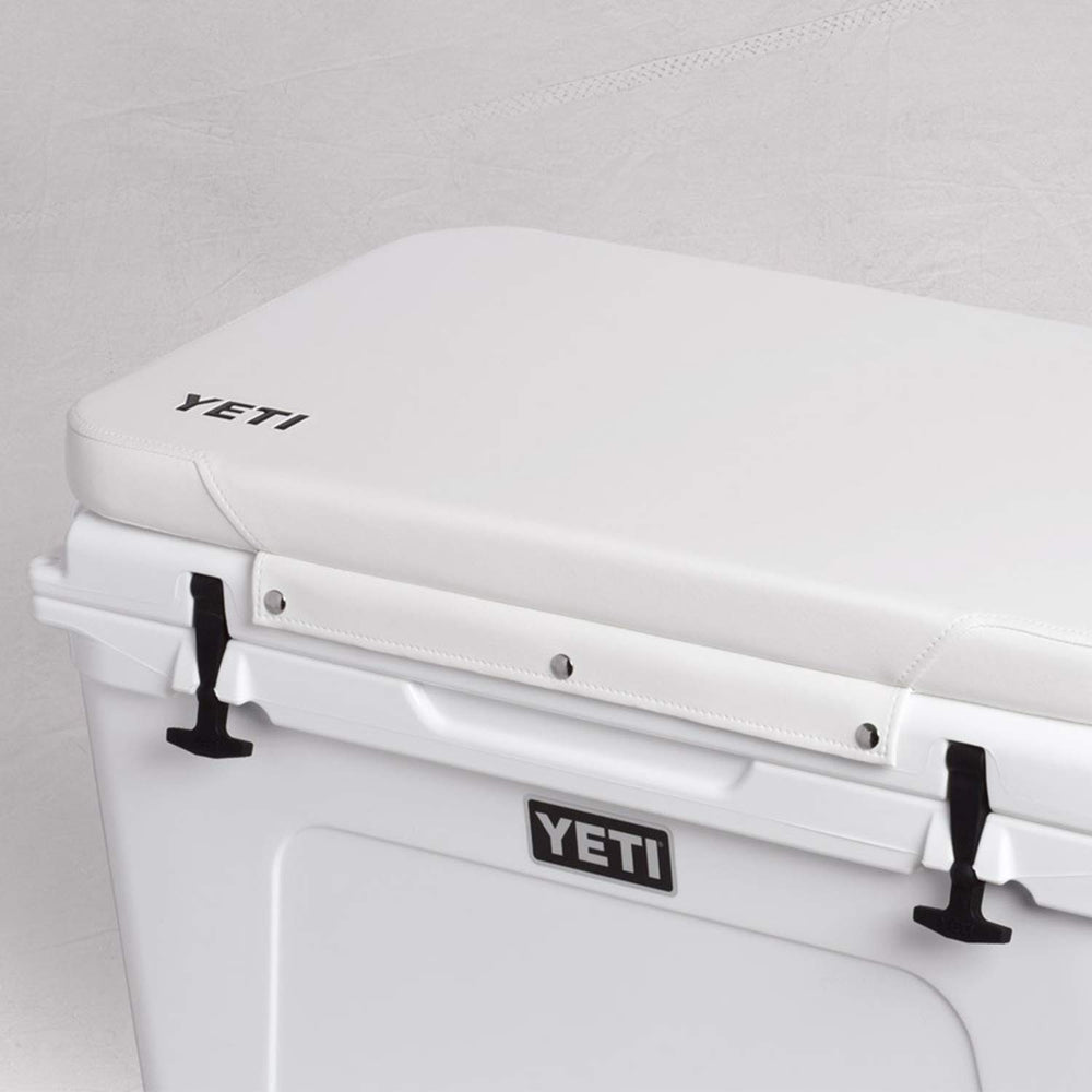 YETI Tundra 35 seat cushion in UV marine vinyl for durable sun-ready seating.