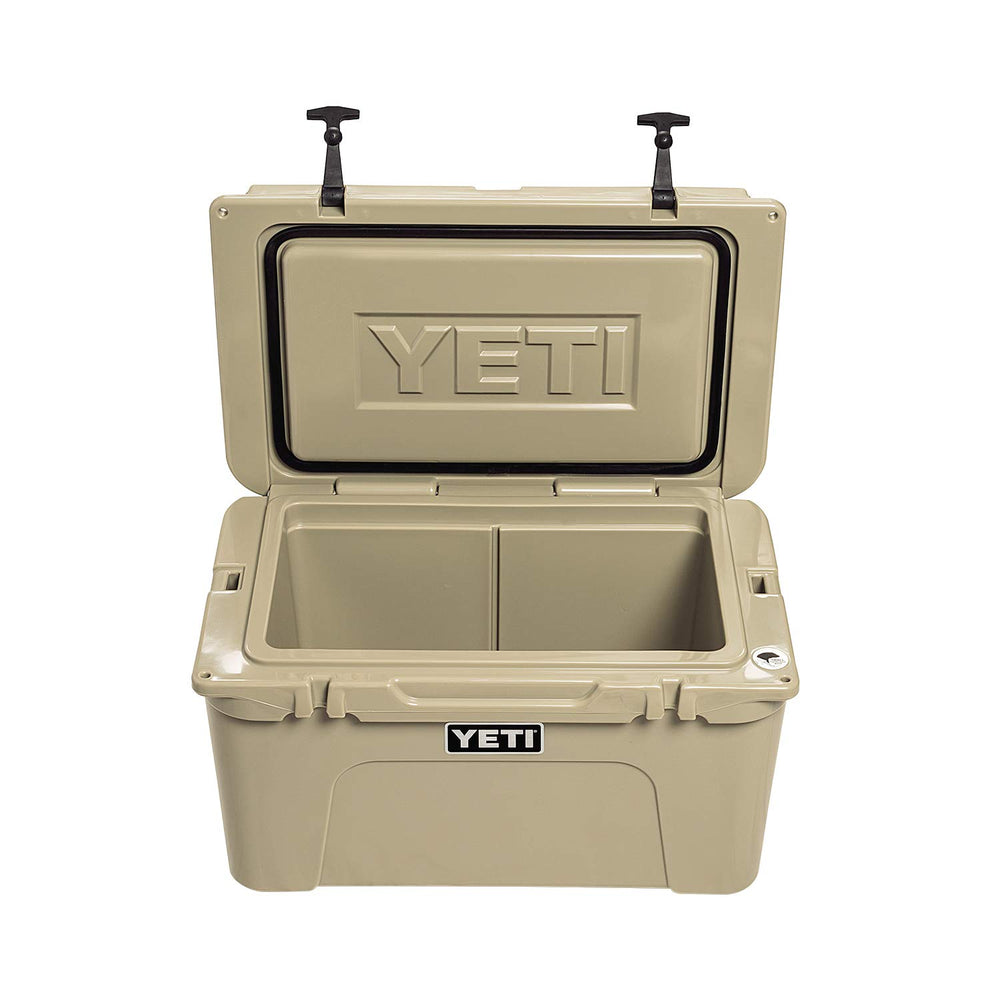 YETI Tundra 45 Desert Tan bear-resistant design protects gear in the wild