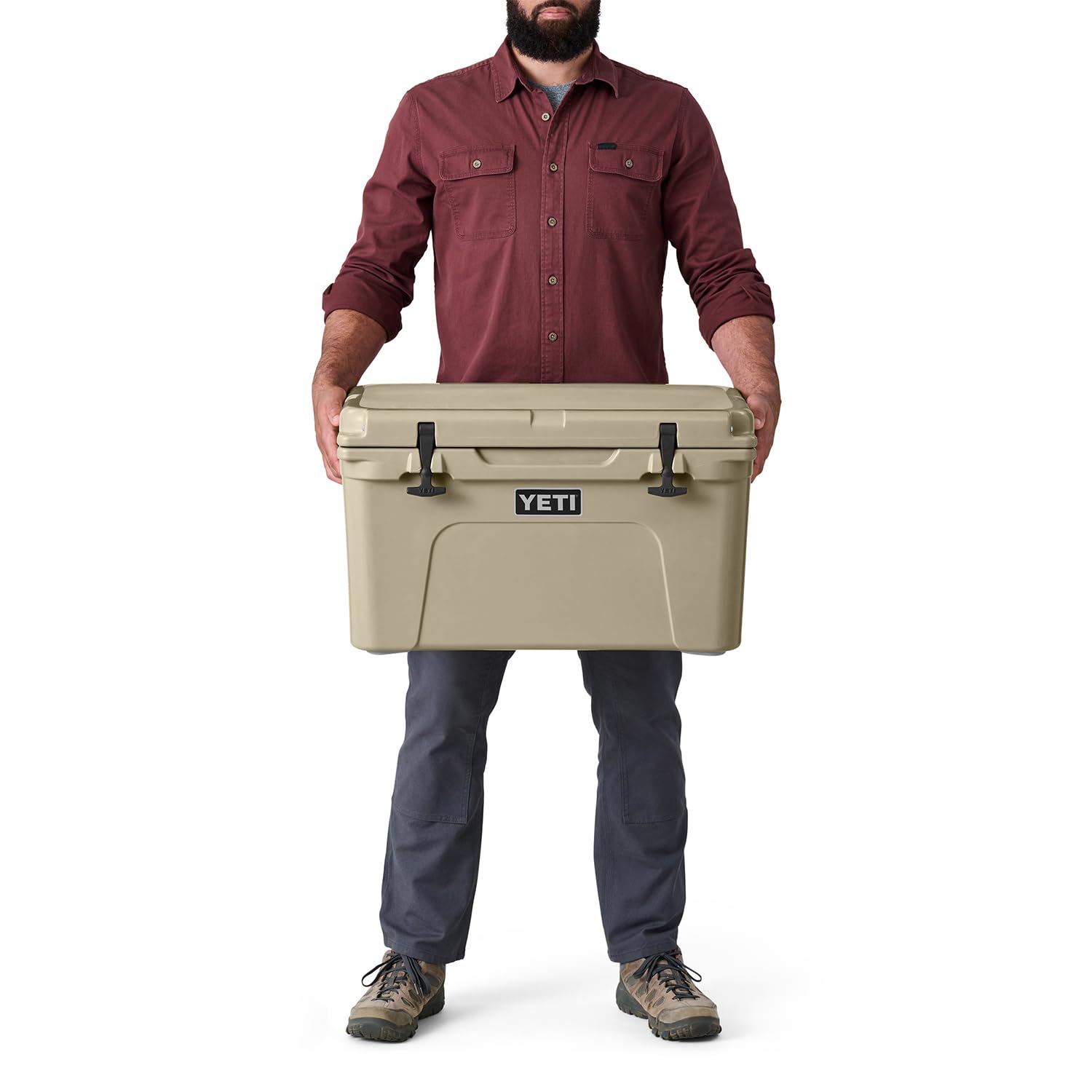 YETI Tundra 45 Rotomolded construction stands up to rough journeys and travel