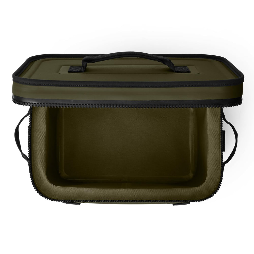 YETI Hopper Flip 18 weighs 5.1 lbs, easy to carry on hikes and trips.