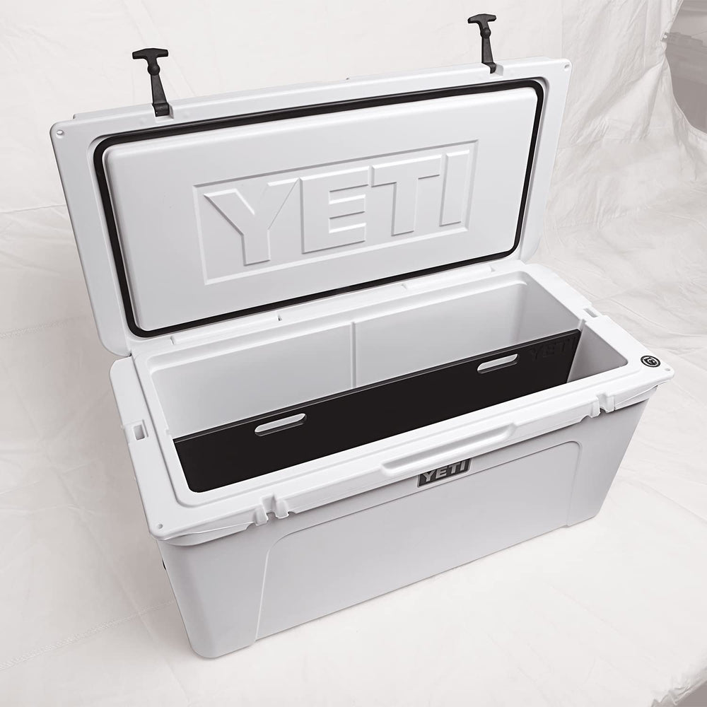 YETI Tundra divider durable-material doubles as a cutting board during trips.
