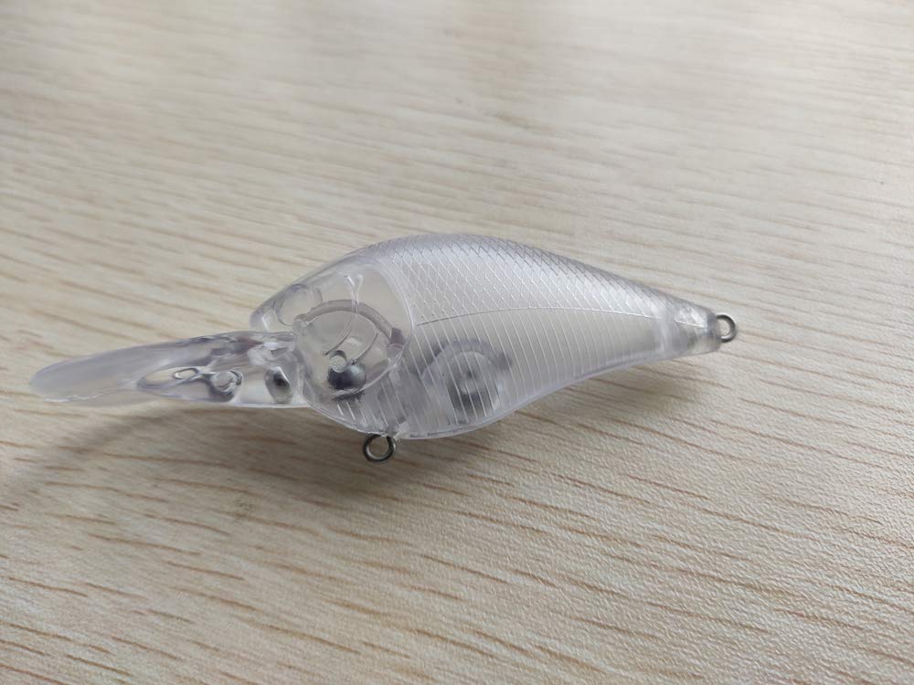 YETYE crankbait blank, deep diving design, 3/8 oz, ideal for crafting responsive lures
