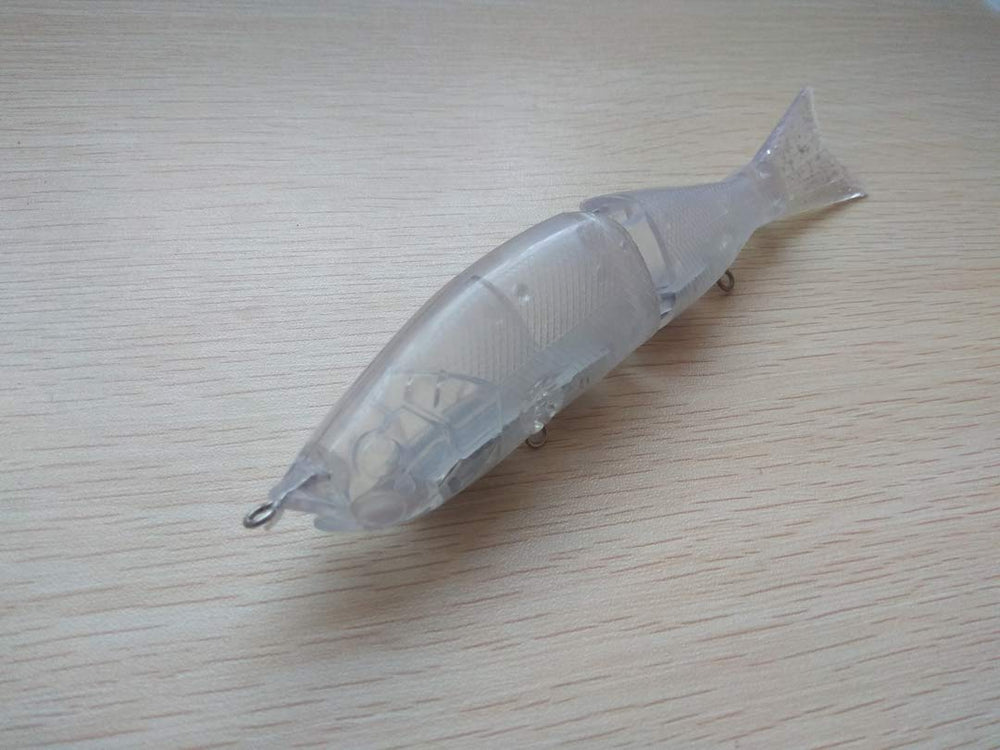 Yetye jointed swimbait lure with 6mm eyes for sinking retrieves