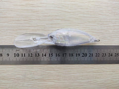YETYE unpainted crankbait blank ready for custom paint and finishes.