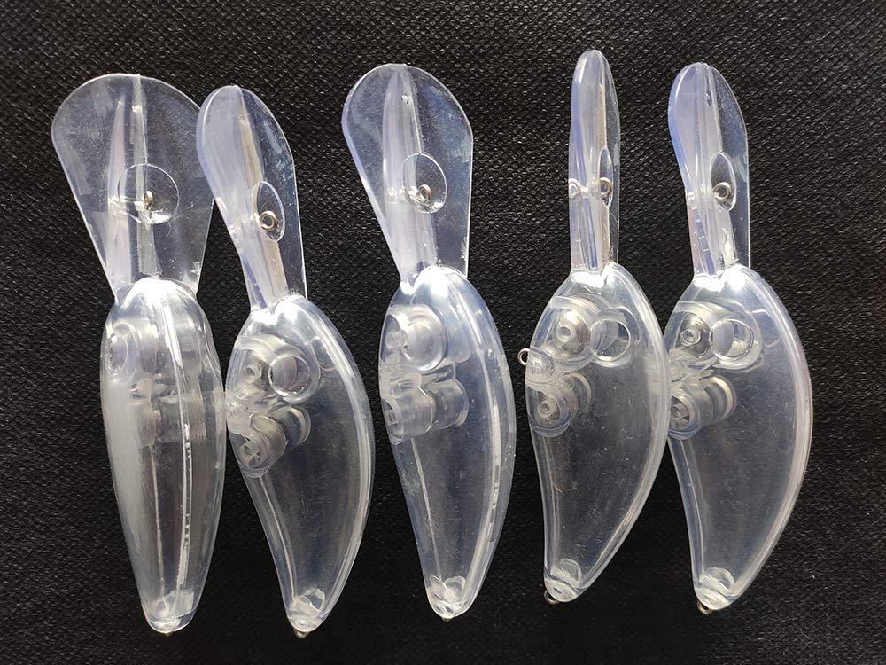 Yetye unpainted lure body 122mm ready for customization and deep-diving action.