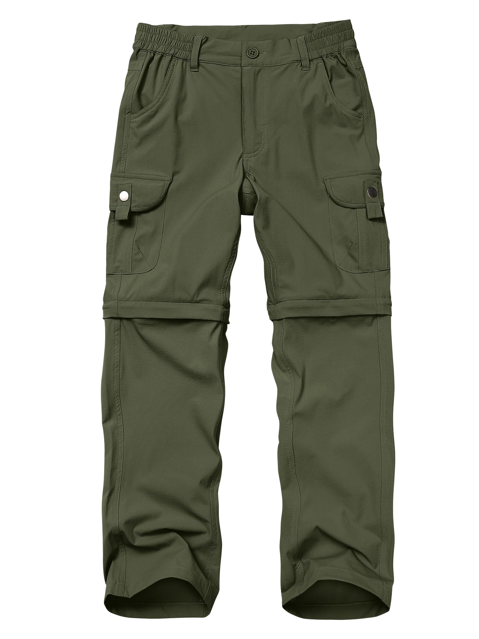 Yevtzl kids cargo pants with multiple pockets for organized gear during hikes.