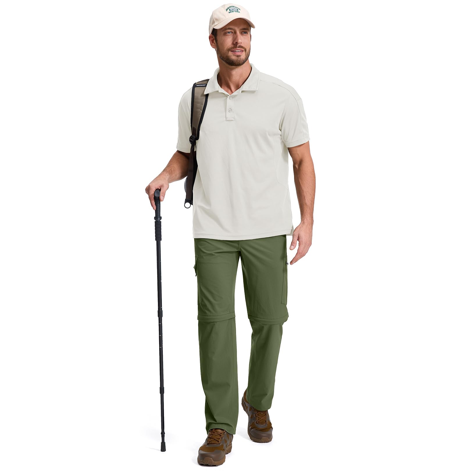 Yevtzl mens convertible hiking pants quick-dry fabric keeps you comfortable on long hikes