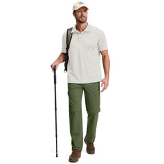 Yevtzl mens convertible hiking pants quick-dry fabric keeps you comfortable on long hikes