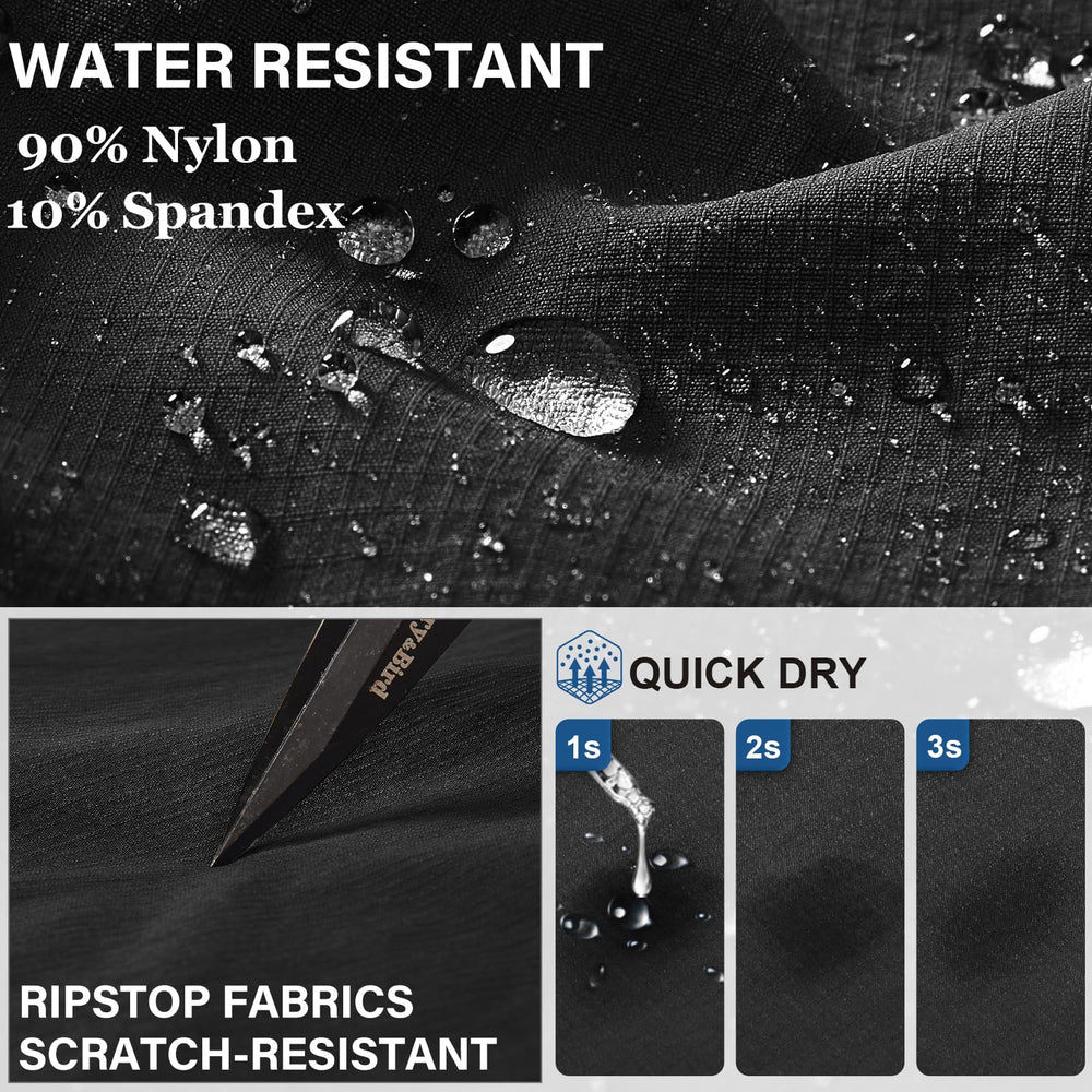 Yevtzl waterproof quick-dry feature demonstrates staying dry during splashes