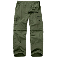 Yevtzl mens convertible hiking pants with zip-off legs for quick shorts during warm trails