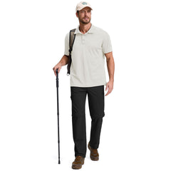 Yevtzl pants zip-off-legs side view shows seven-pocket layout for secure essentials