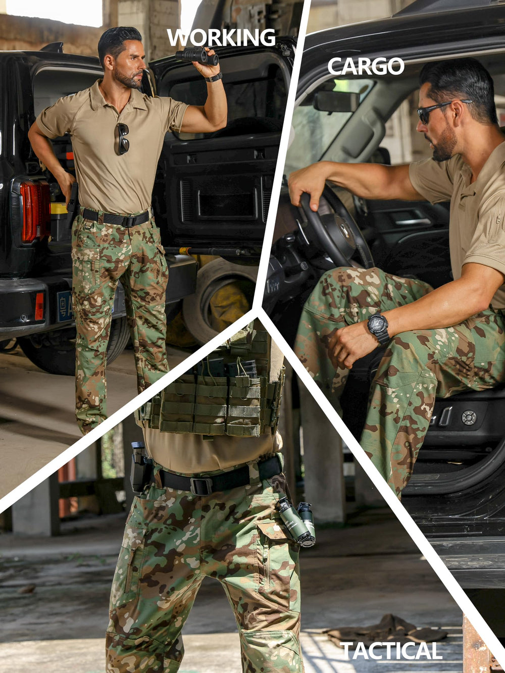 Yevtzl men's fleece-lined tactical pants water-resistant shell keeps you dry.