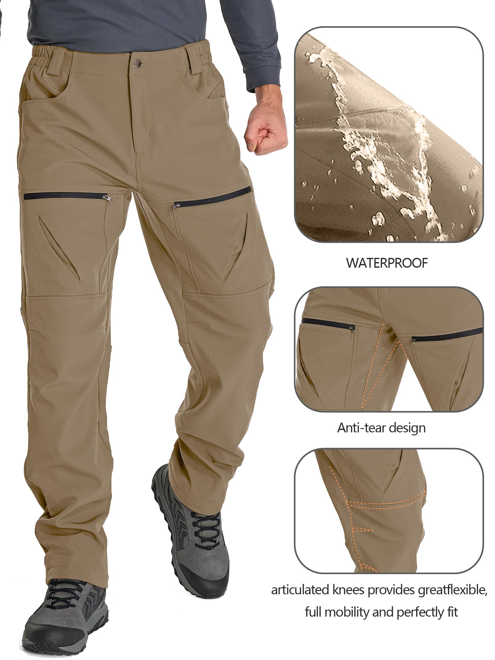 Yevtzl adjustable-cuff snow pants, secure fit for winter conditions.