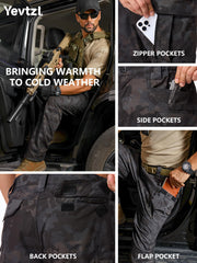 Yevtzl water-resistant shell with fleece lining protects against rain.