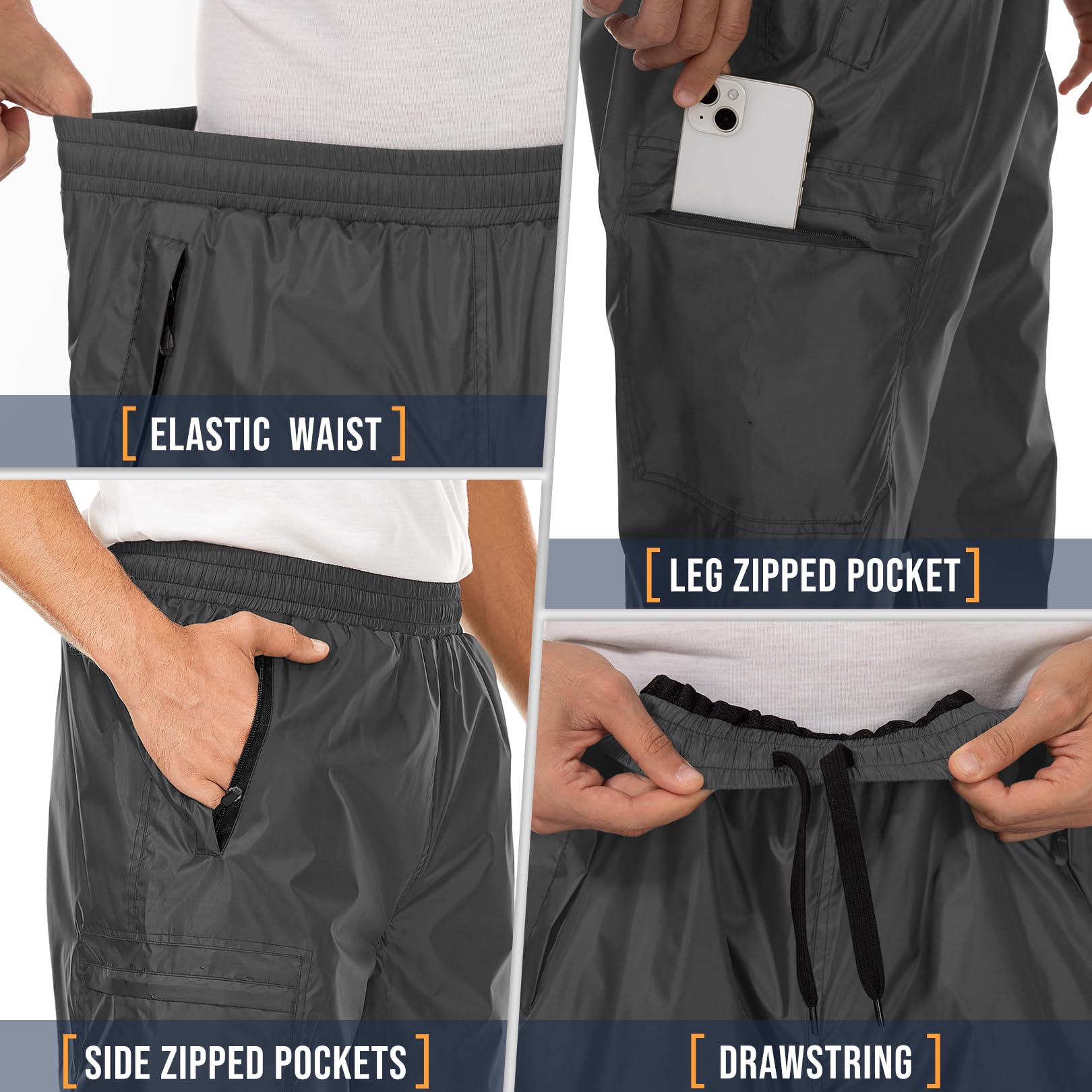 Yevtzl windproof outdoor pants suitable for harsh weather conditions