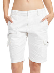 Yevtzl women's hiking cargo shorts front pockets provide quick access to essentials.